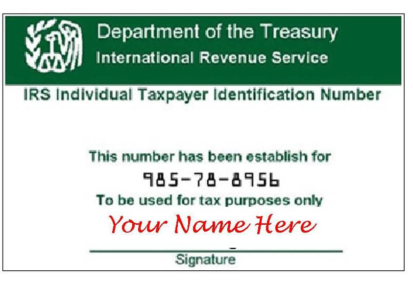 ITIN: Individual Taxpayer Identification Number; We Can Help You